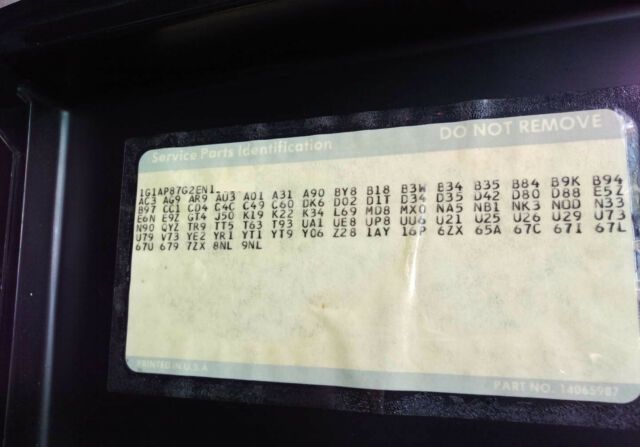 Brown 1984 Chevrolet Camaro Coupe with Brown interior