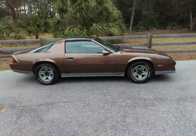 Brown 1984 Chevrolet Camaro Coupe with Brown interior
