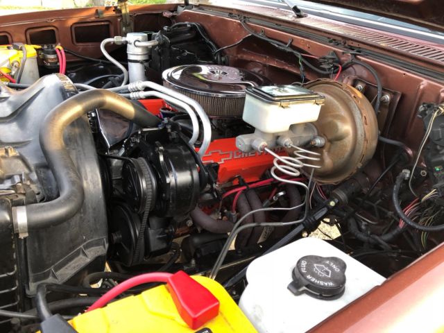 Brown/Gold 1985 Chevrolet C/K Pickup 2500 Standard Cab Pickup with Black interior