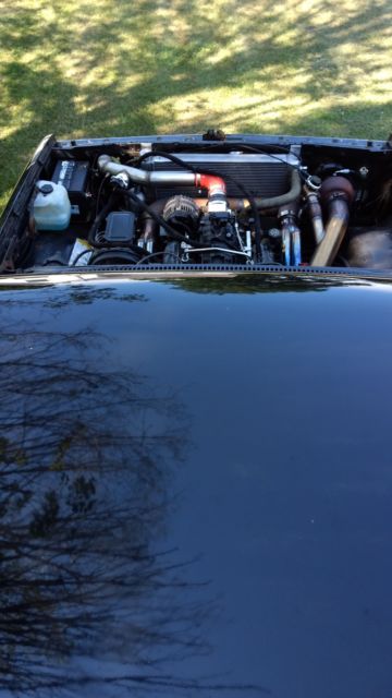 Black 1985 Chevrolet C-10 Standard Cab Pickup with Black interior