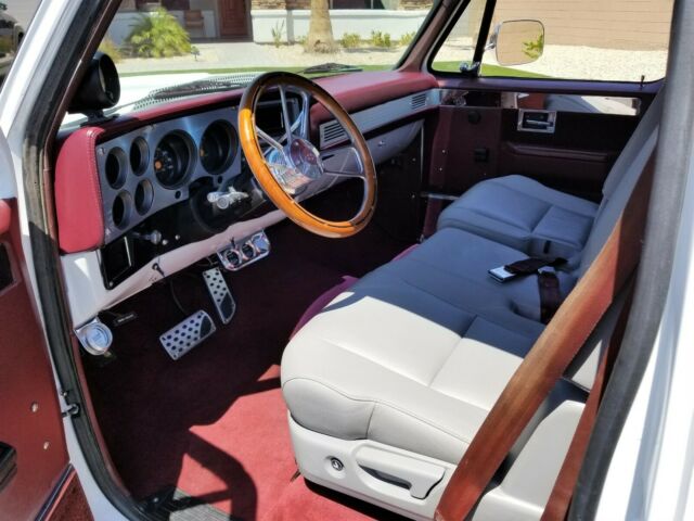 Orange 1986 Chevrolet C-10 Standard Cab Pickup with Black interior