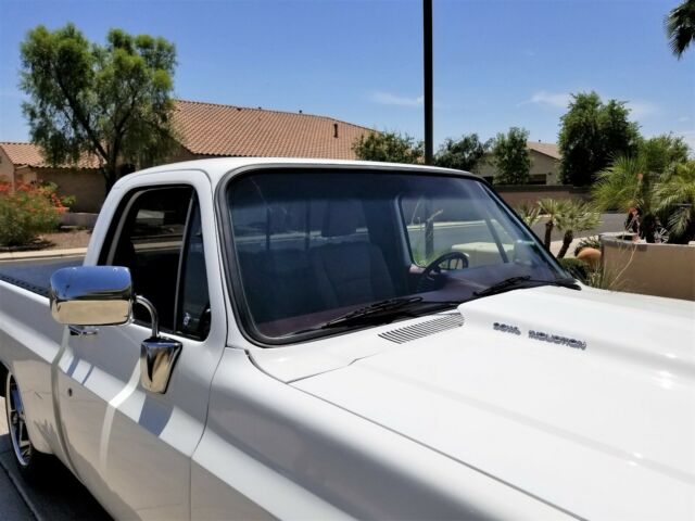 Orange 1986 Chevrolet C-10 Standard Cab Pickup with Black interior