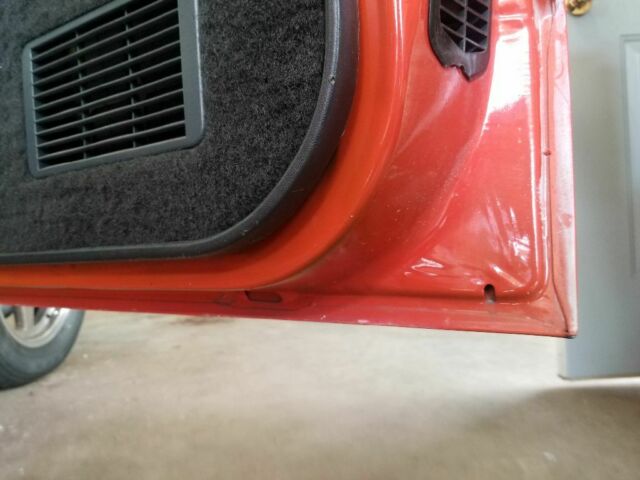 Orange 1986 Chevrolet S-10 Standard Cab Pickup with Black interior