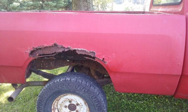Red 1988 Chevrolet Other Pickups Standard Cab Pickup with Red interior