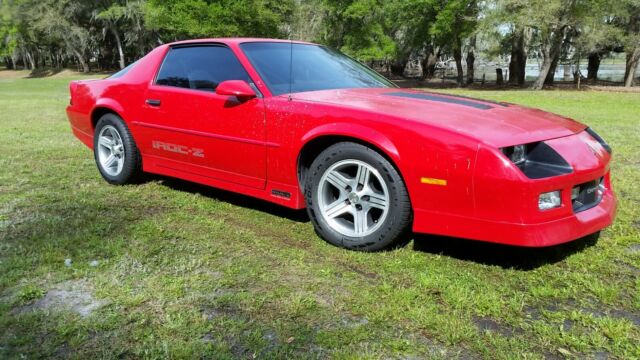 Red 1989 Chevrolet Camaro Coupe with Gray interior