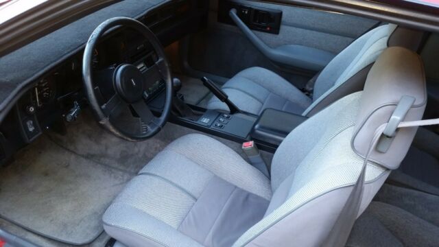 Red 1989 Chevrolet Camaro Coupe with Gray interior