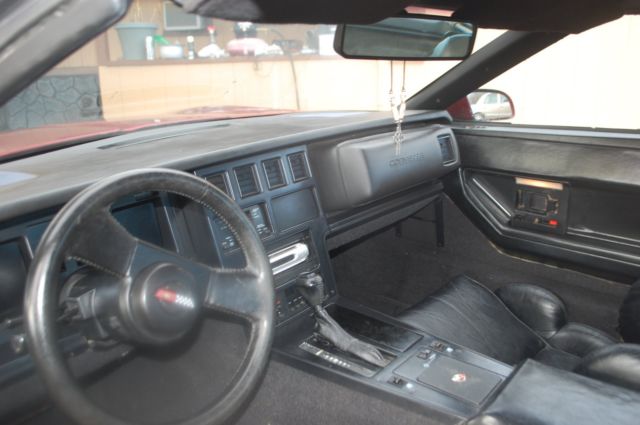 1989 Chevrolet Corvette Coupe with Black interior
