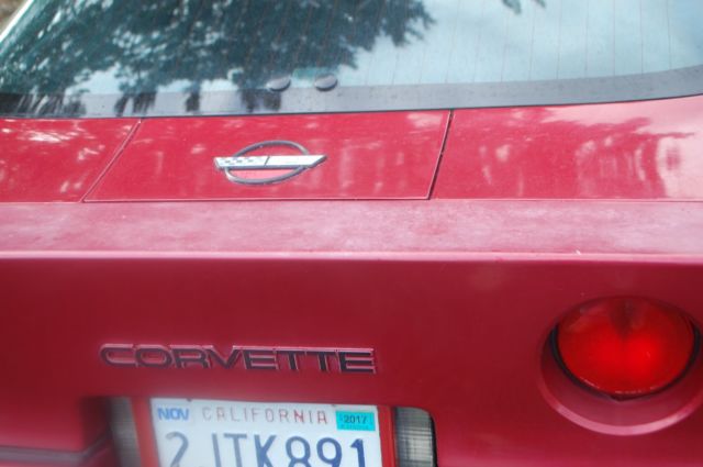 1989 Chevrolet Corvette Coupe with Black interior