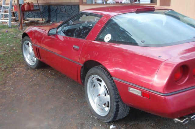 1989 Chevrolet Corvette Coupe with Black interior