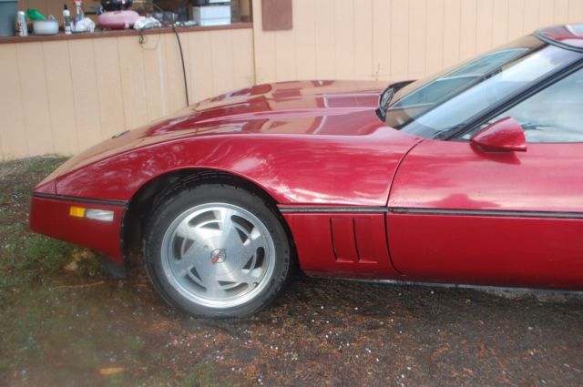 1989 Chevrolet Corvette Coupe with Black interior