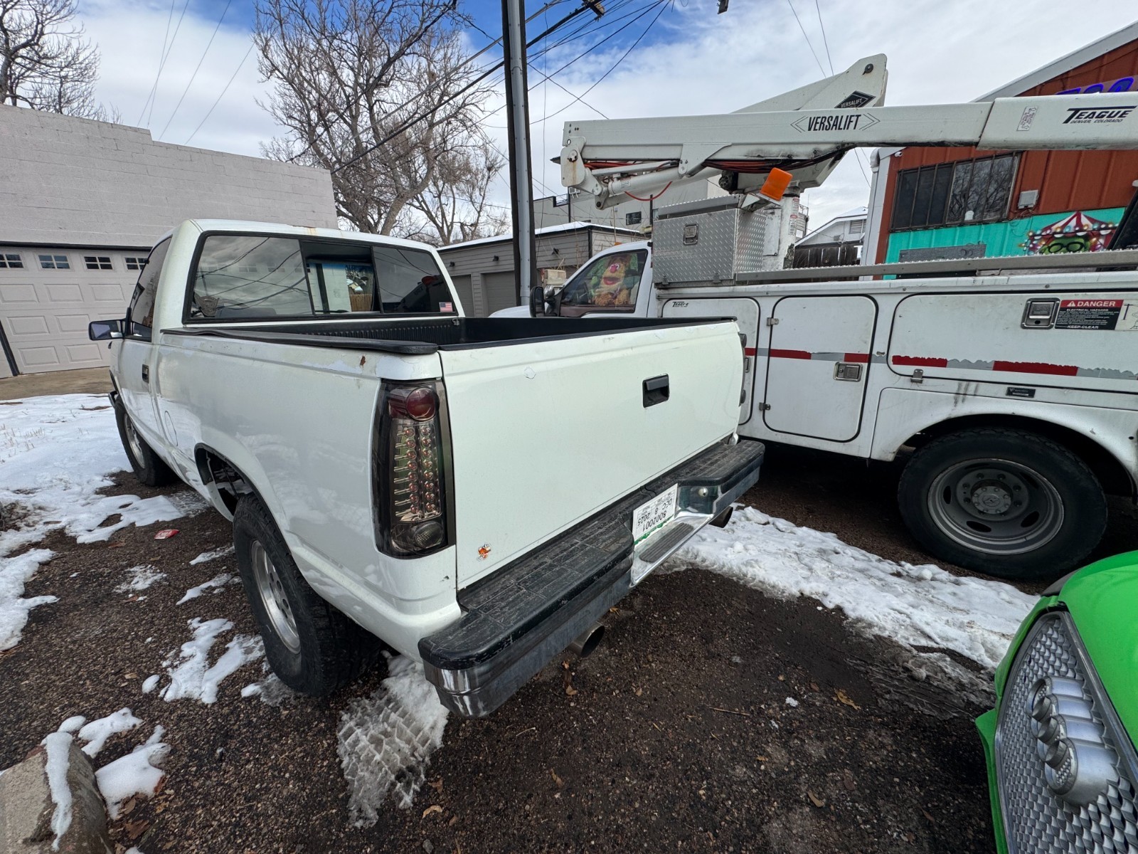 White 1990 Chevrolet C/K Pickup 1500