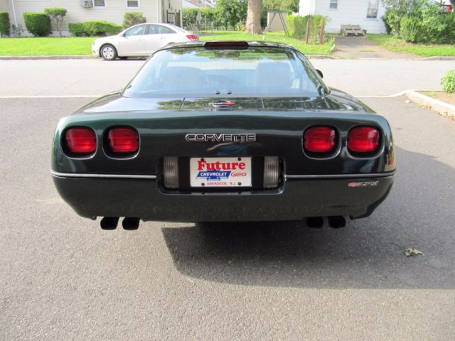 Green 1990 Chevrolet Corvette Coupe with Tan interior