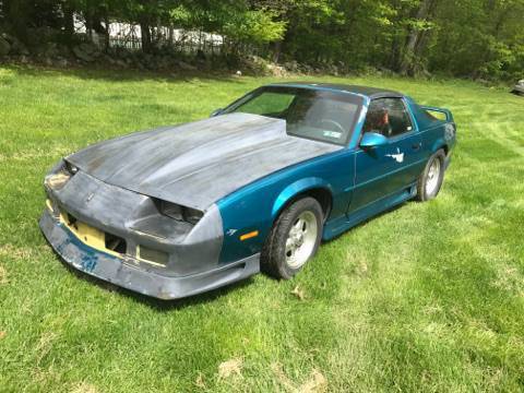 Teal 1991 Chevrolet Camaro Coupe