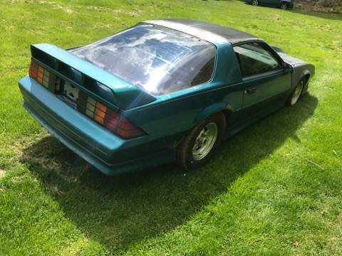 Teal 1991 Chevrolet Camaro Coupe