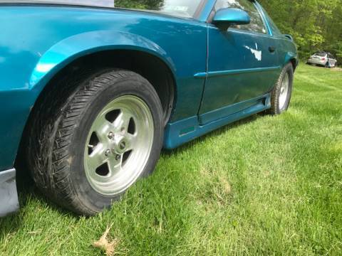 Teal 1991 Chevrolet Camaro Coupe