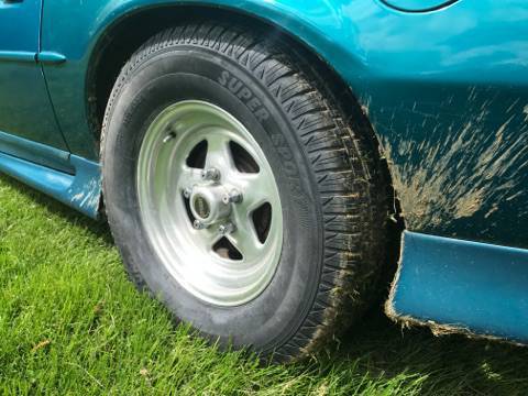 Teal 1991 Chevrolet Camaro Coupe