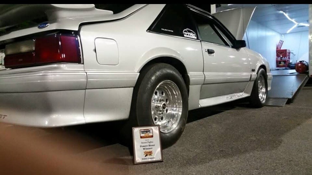 Silver 1991 Ford Mustang Hatchback with Black interior