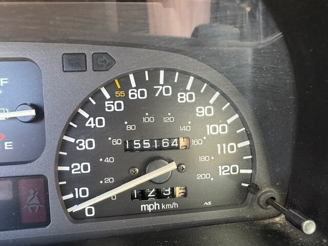 Black 1991 Honda CRX Hatchback