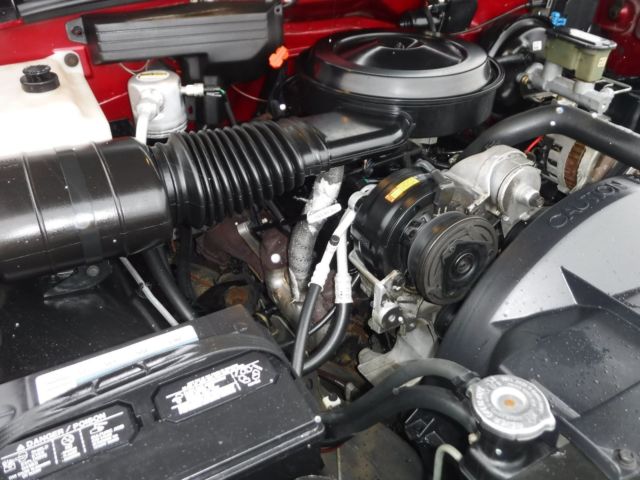 Red 1991 Chevrolet C/K1500 Pickup Truck with Red interior