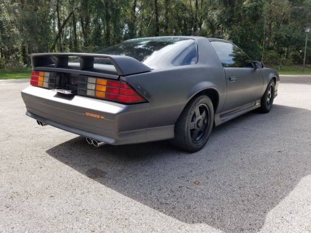 Black 1992 Chevrolet Camaro Coupe T-Top with Gray interior