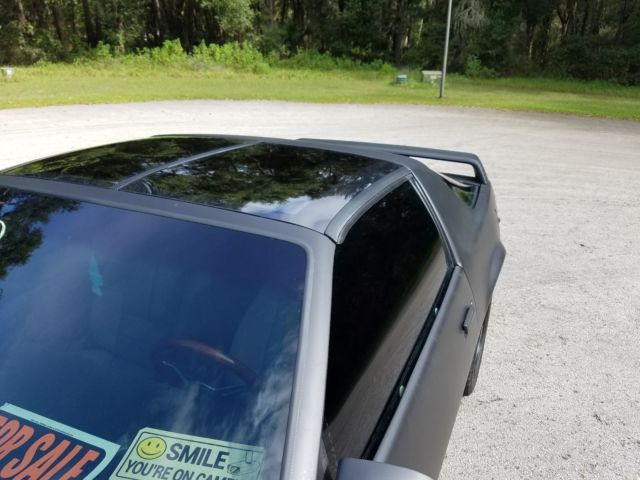 Black 1992 Chevrolet Camaro Coupe T-Top with Gray interior