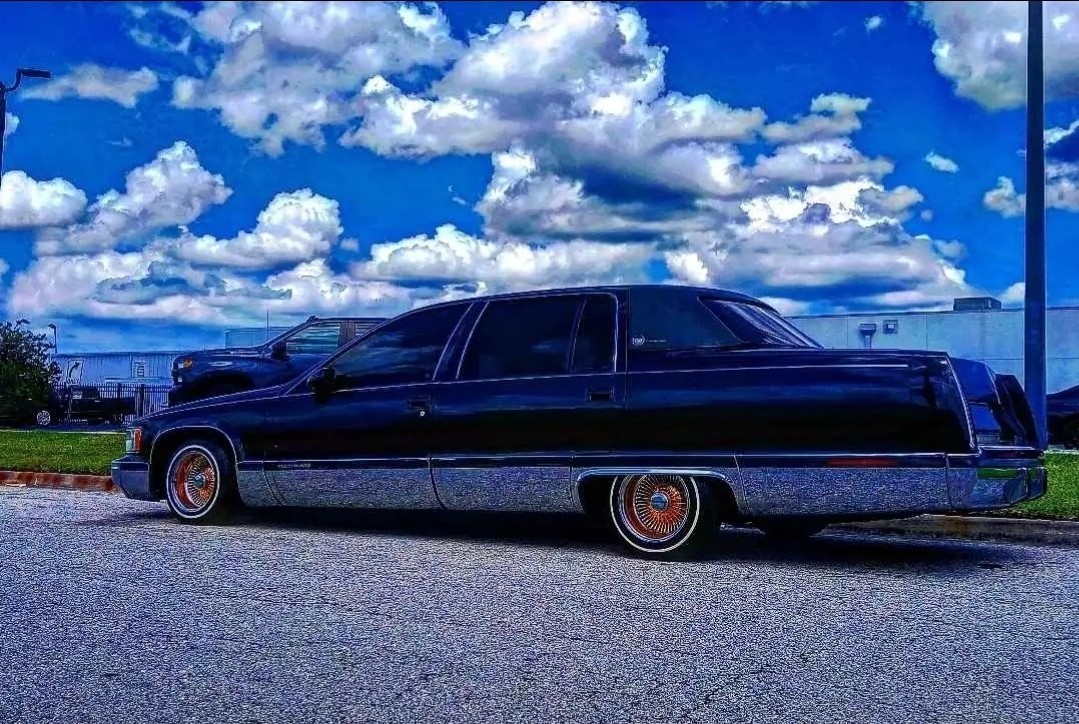Blue 1993 Cadillac Fleetwood