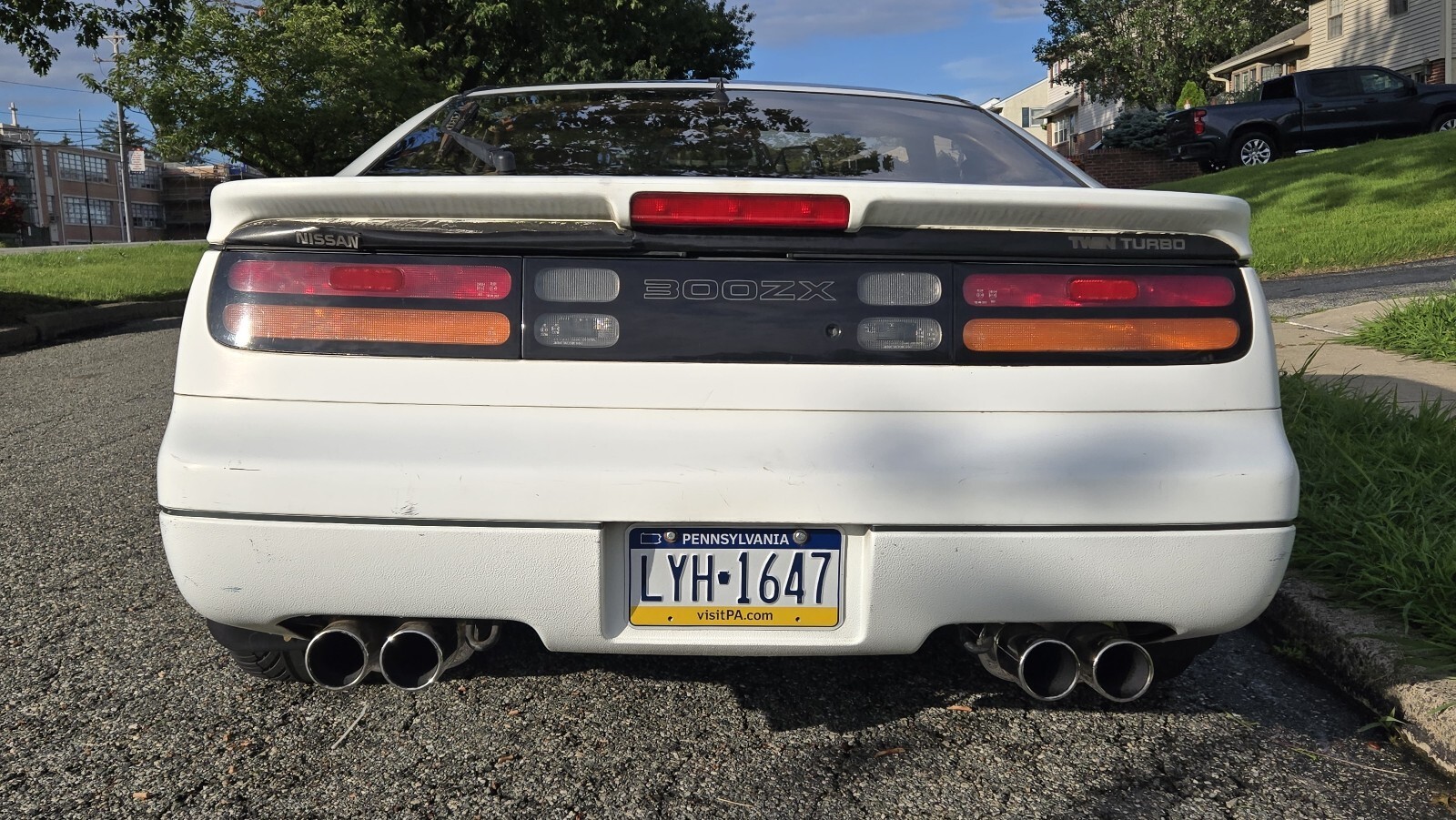 White 1993 Nissan 300ZX Coupe with Tan interior