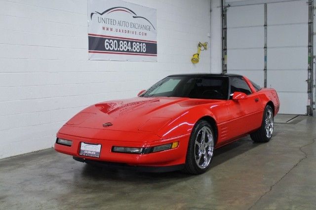 Red 1994 Chevrolet Corvette Coupe with Black interior