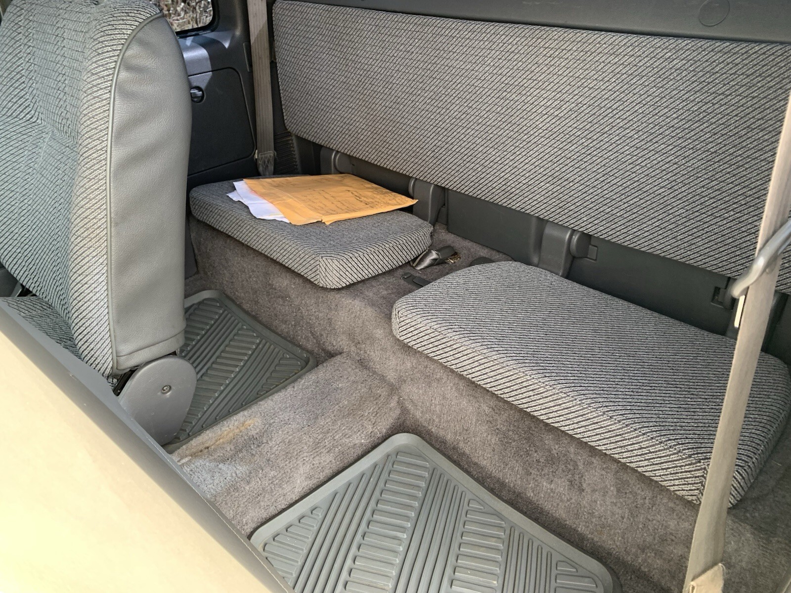 grey 1994 Toyota Pickup Extended Cab Pickup with Blue interior