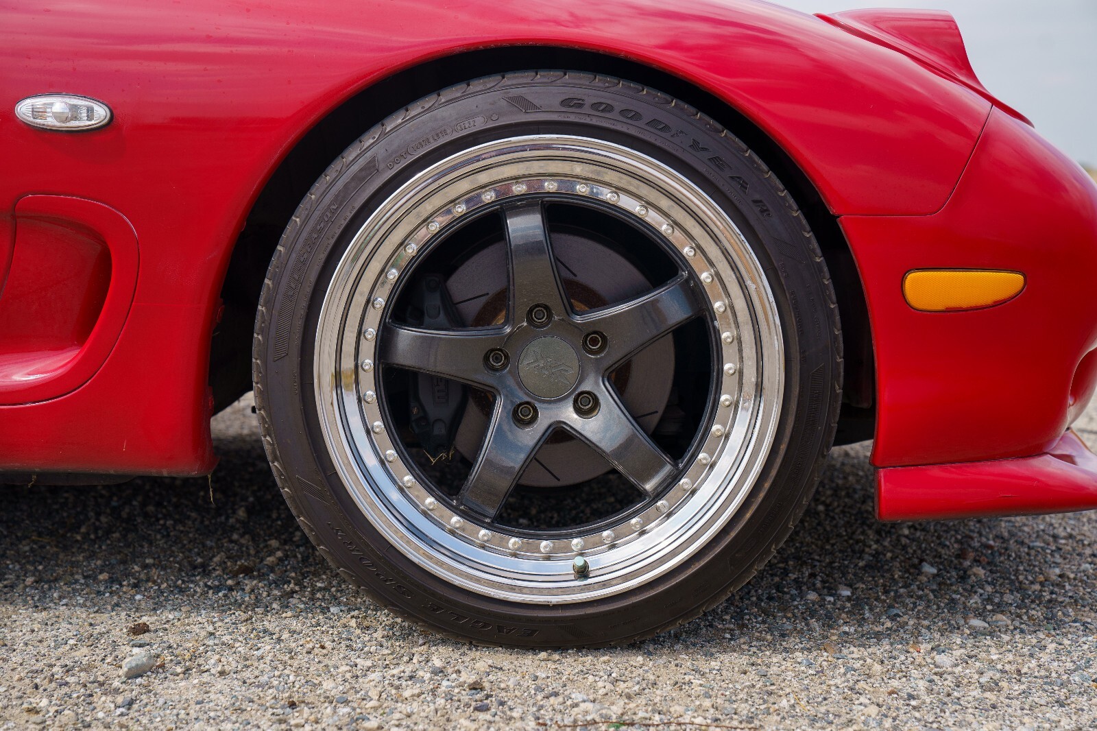 Red 1994 Mazda RX-7 Coupe with Black interior