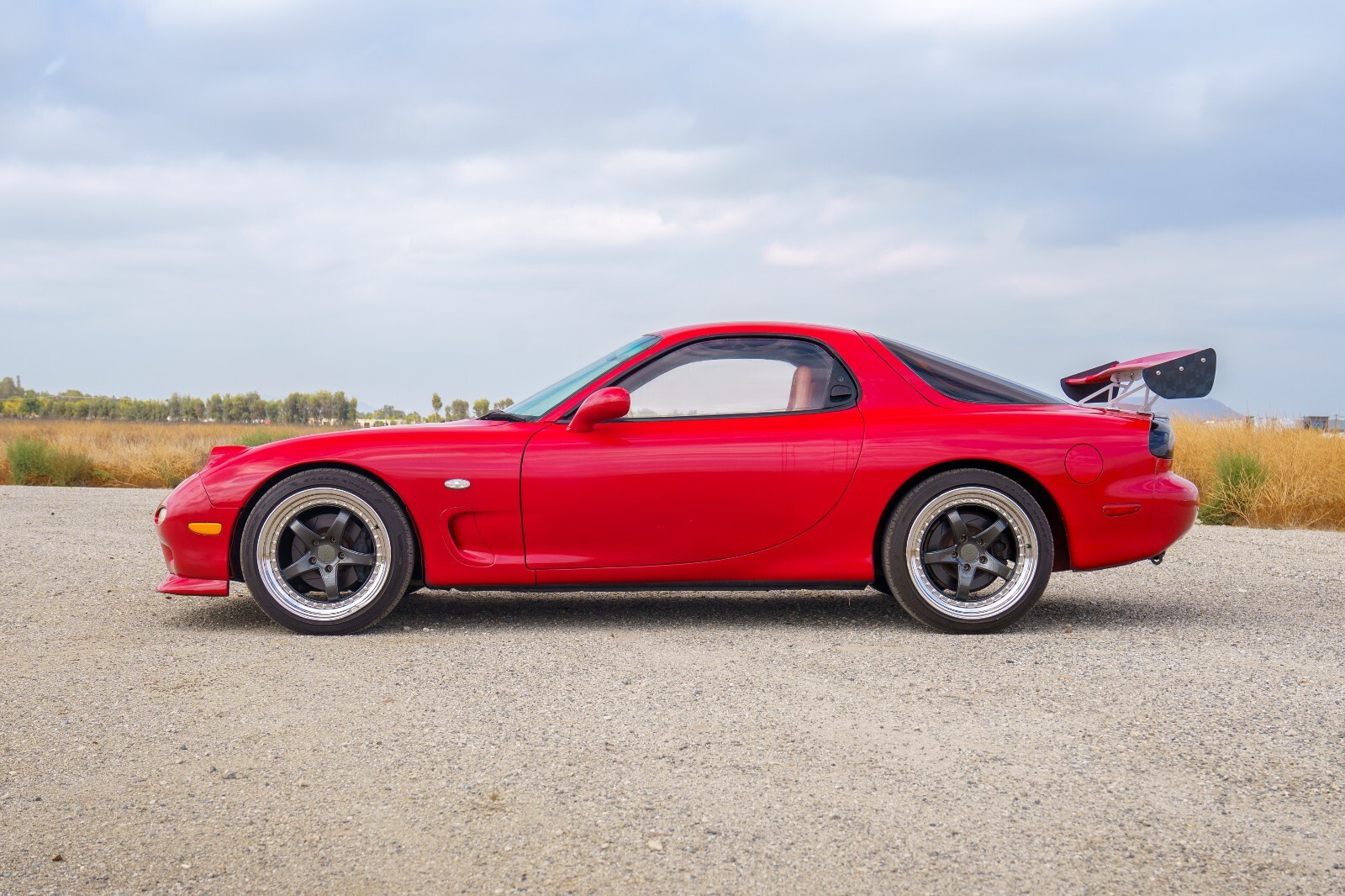 Red 1994 Mazda RX-7 Coupe with Black interior