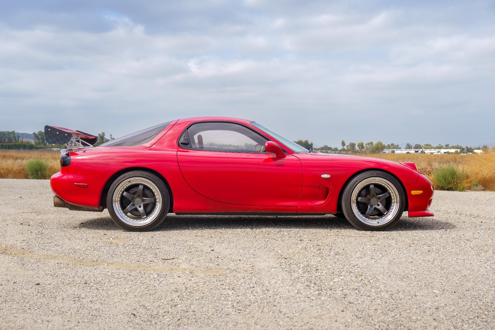 Red 1994 Mazda RX-7 Coupe with Black interior