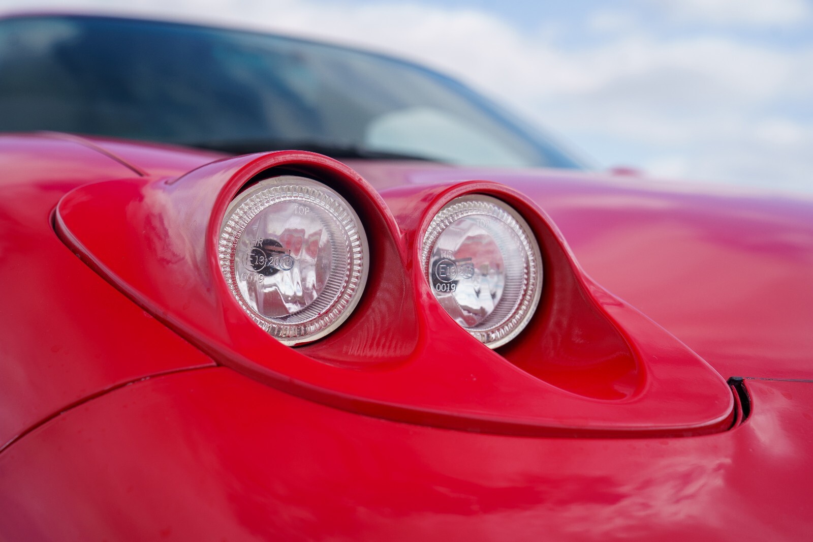 Red 1994 Mazda RX-7 Coupe with Black interior
