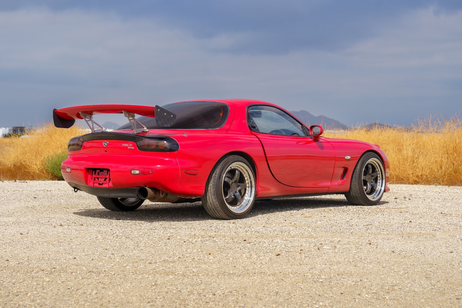 Red 1994 Mazda RX-7 Coupe with Black interior