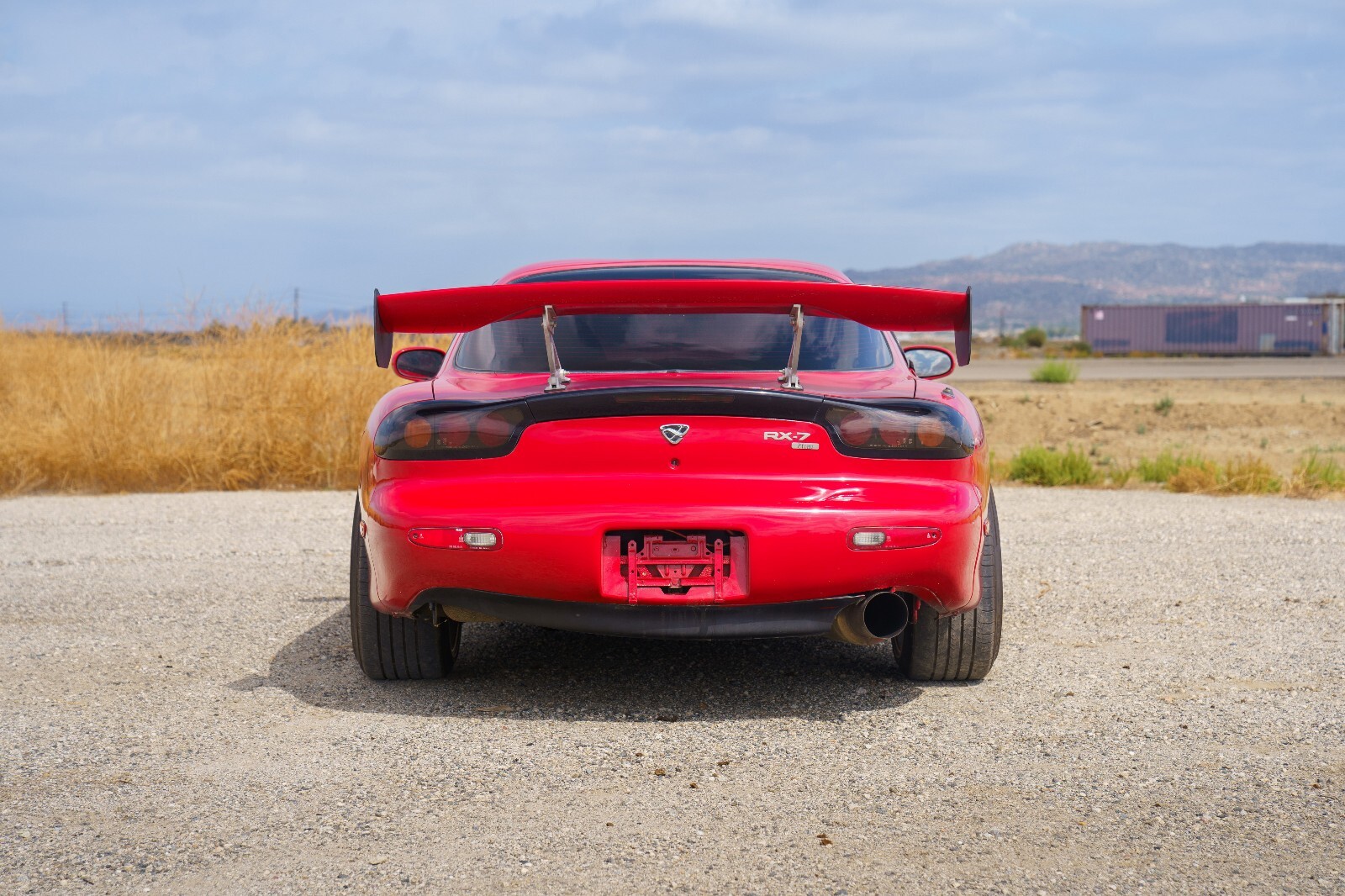 Red 1994 Mazda RX-7 Coupe with Black interior
