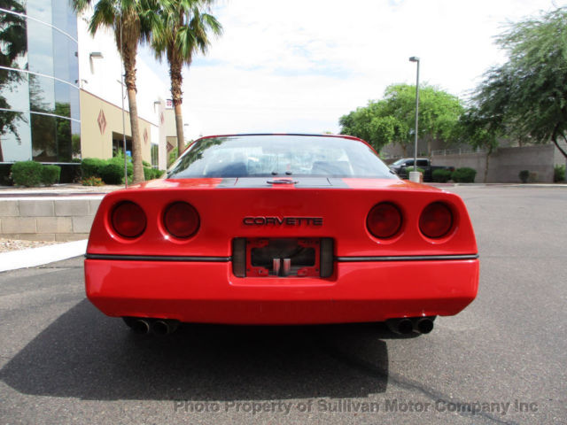 Red 1985 Chevrolet Corvette with Other interior