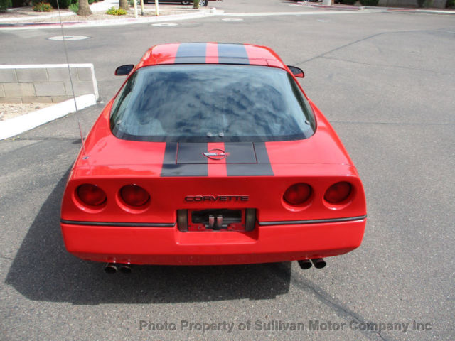 Red 1985 Chevrolet Corvette with Other interior