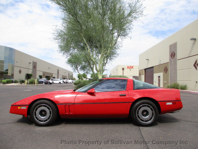 Red 1985 Chevrolet Corvette with Other interior