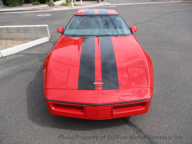 Red 1985 Chevrolet Corvette with Other interior