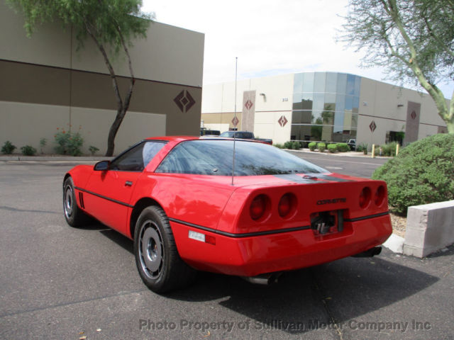 Red 1985 Chevrolet Corvette with Other interior