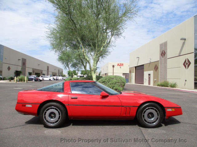 Red 1985 Chevrolet Corvette with Other interior