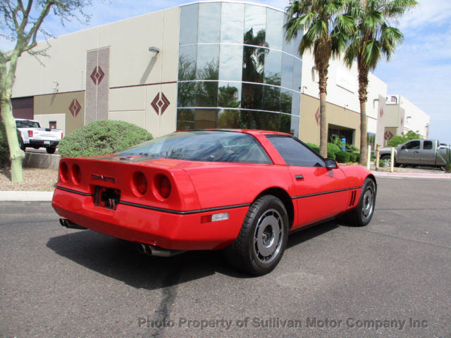 Red 1985 Chevrolet Corvette with Other interior
