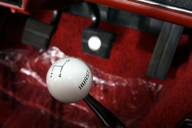 Silver 1970 Chevrolet Chevelle Convertible with Red interior