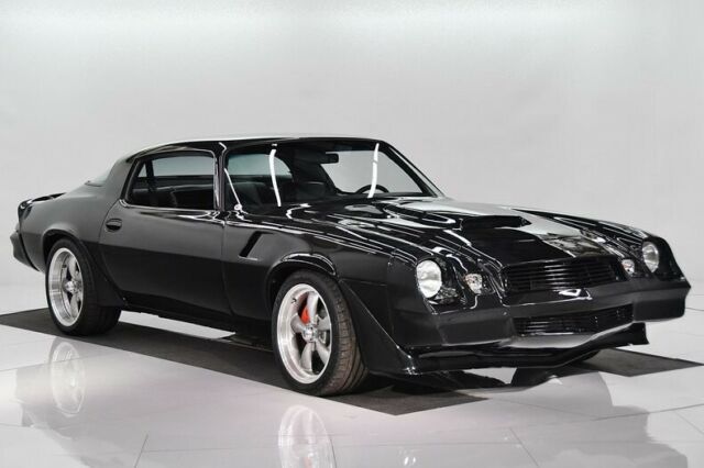 Black 1981 Chevrolet Camaro Coupe with Black interior