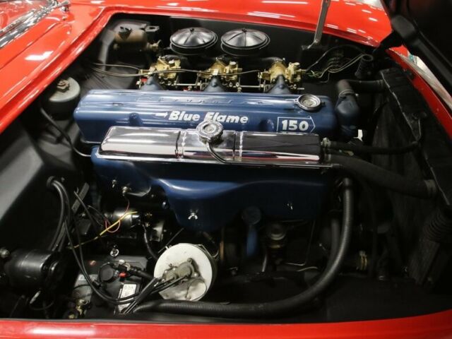 Red 1954 Chevrolet Corvette Convertible with Red interior