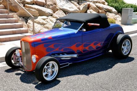 Blue 1932 Ford Other with WINE interior