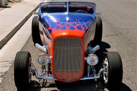 Blue 1932 Ford Other with WINE interior