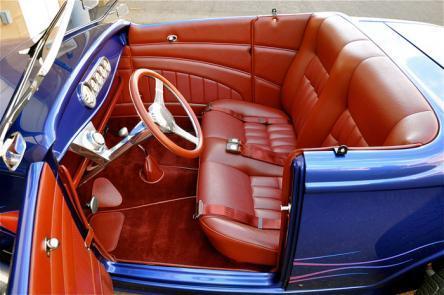 Blue 1932 Ford Other with WINE interior