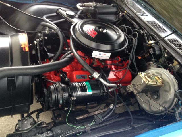 Blue 1972 Chevrolet Monte Carlo Coupe with Black interior