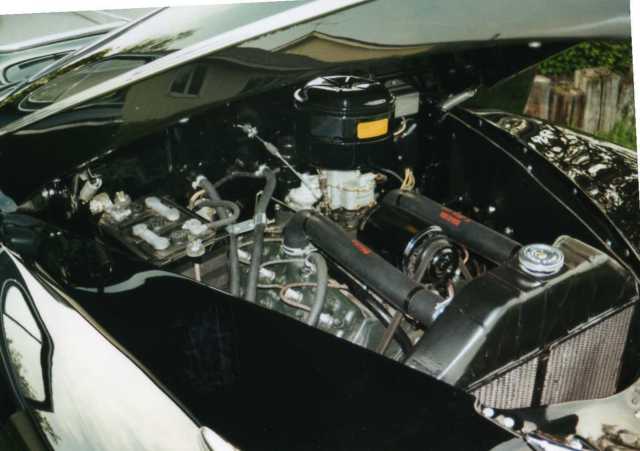 Black 1941 Ford Coupe Coupe with Beige interior